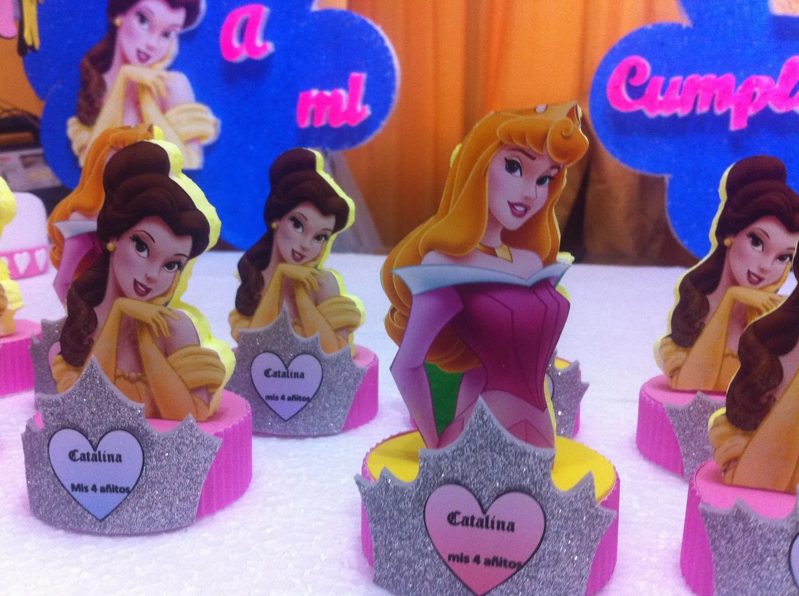 DECORACIONES INFANTILES: PRINCESA BELLA Y AURORA