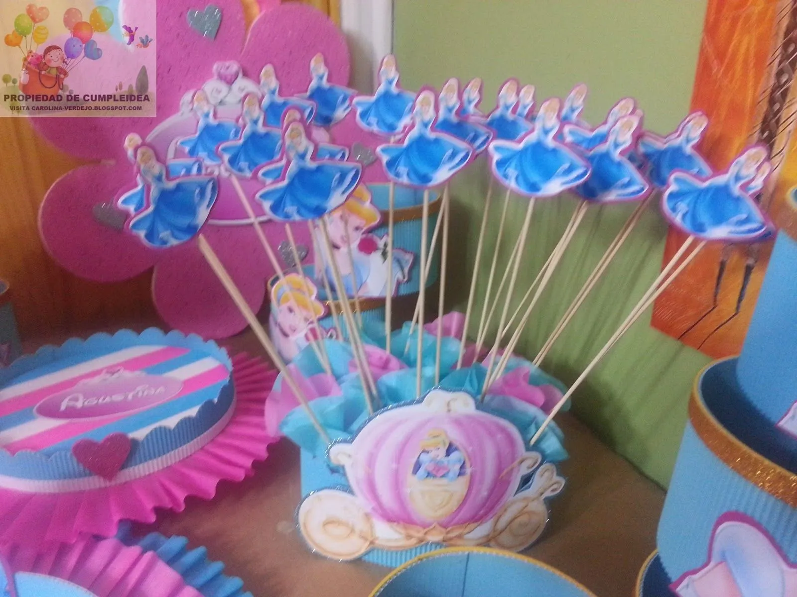 DECORACIONES INFANTILES: PRINCESA CENICIENTA