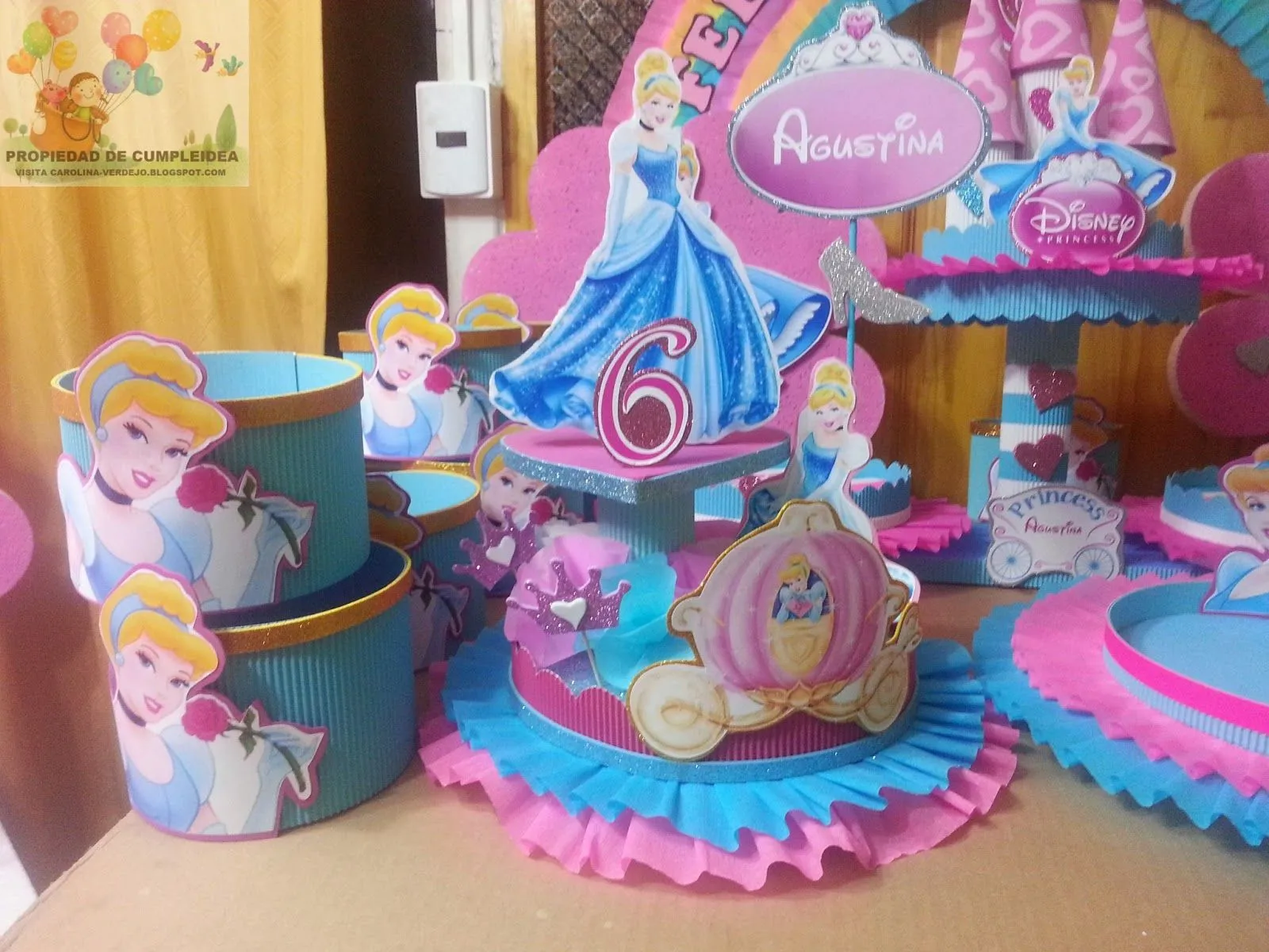 DECORACIONES INFANTILES: PRINCESA CENICIENTA