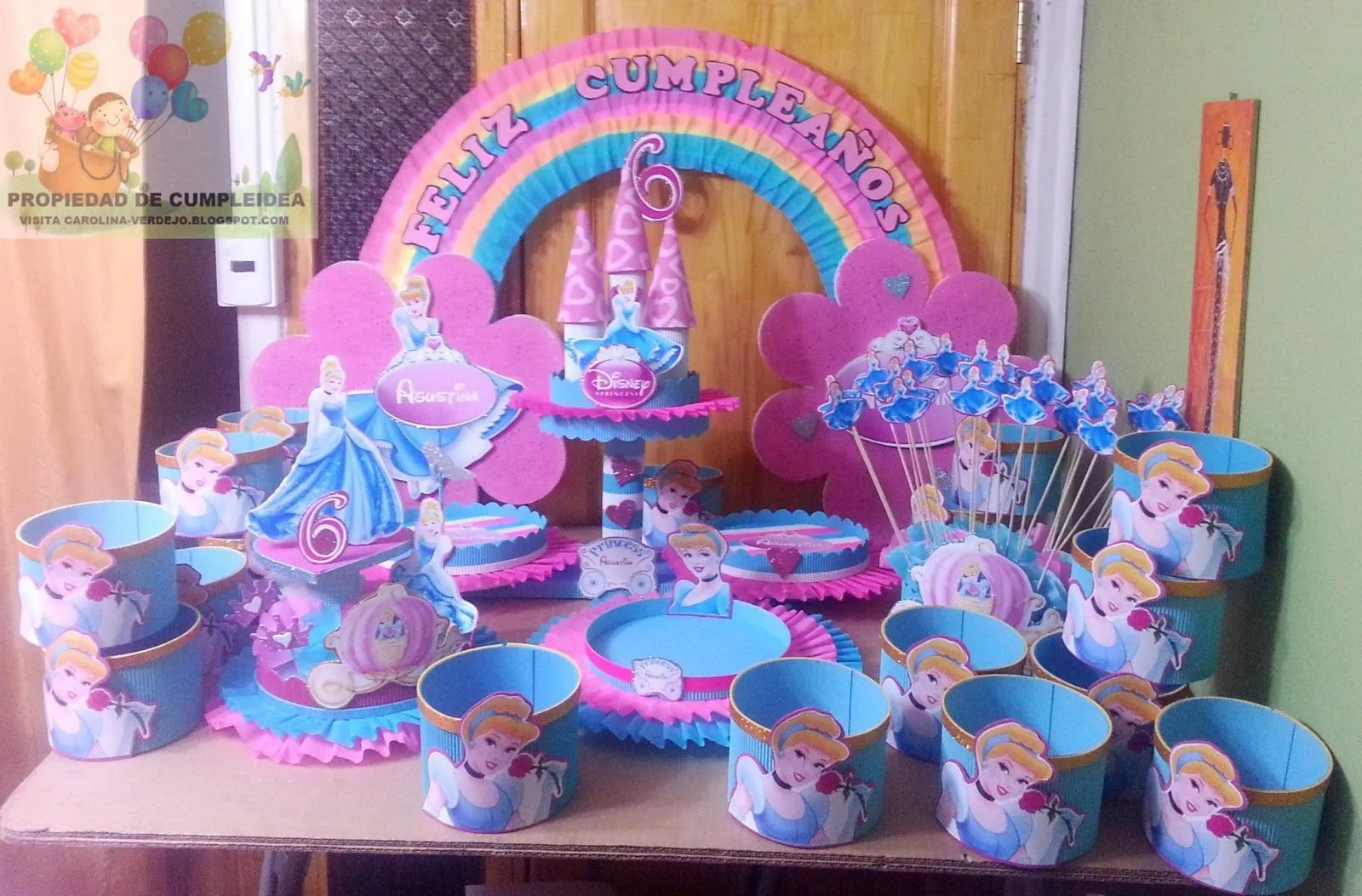 DECORACIONES INFANTILES: PRINCESA CENICIENTA