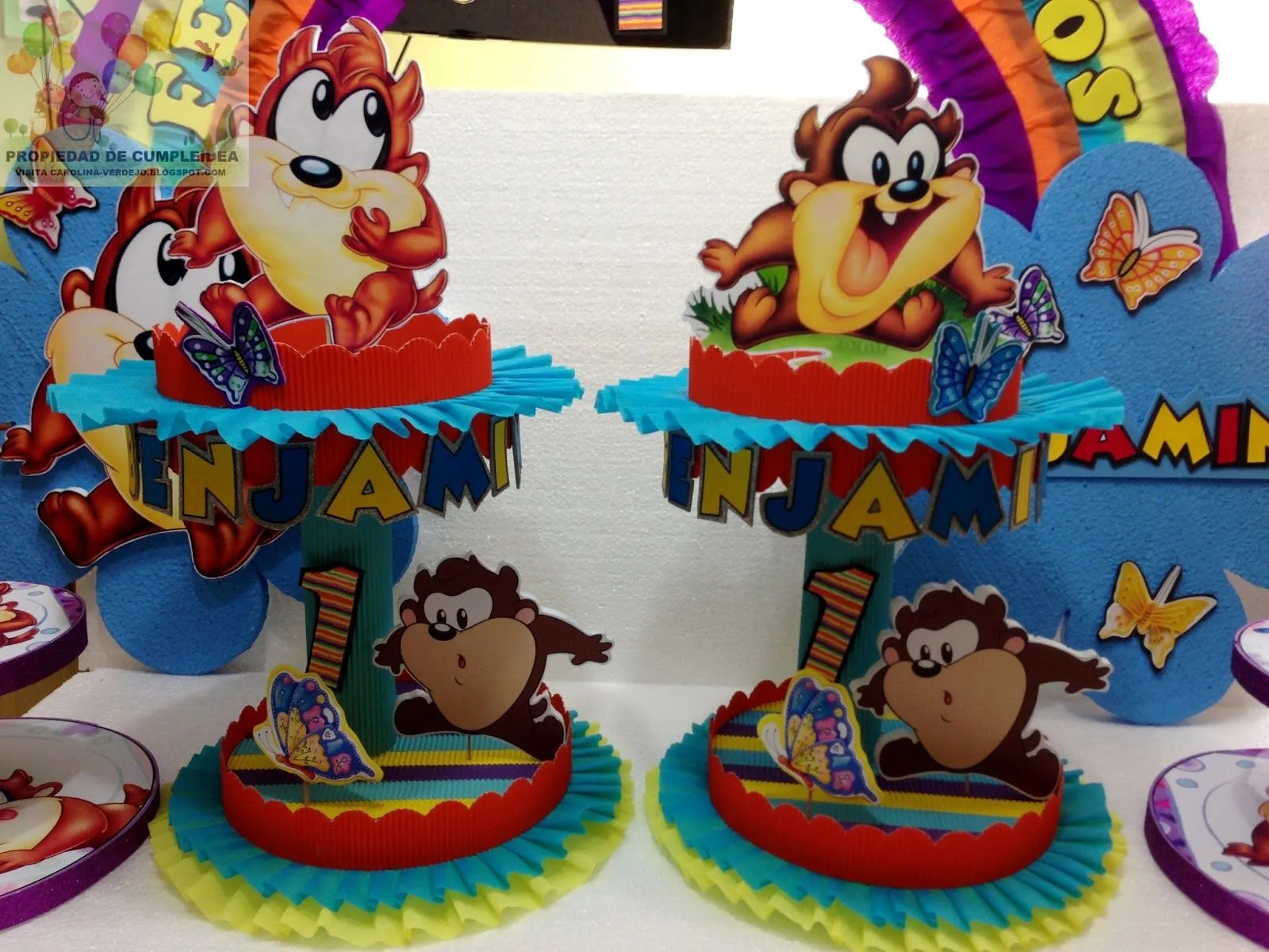 DECORACIONES INFANTILES: taz bebe