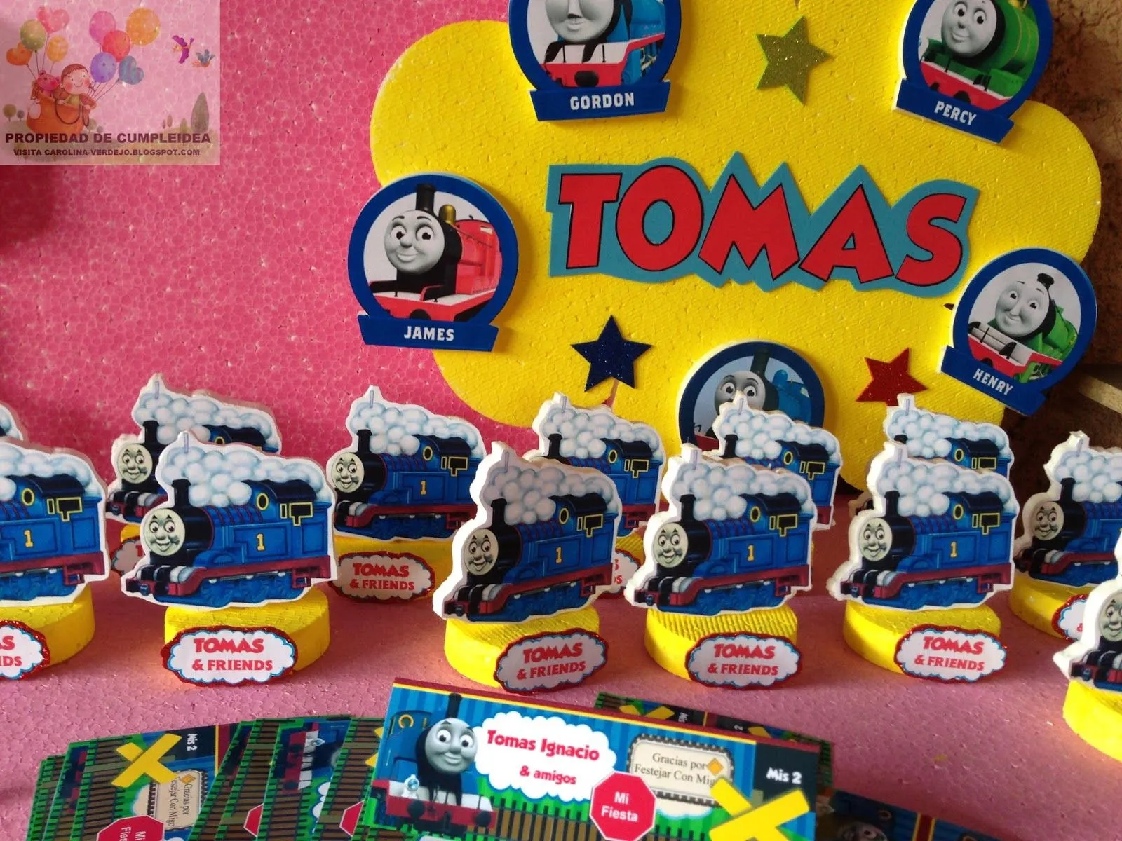 DECORACIONES INFANTILES: thomas y sus amigos