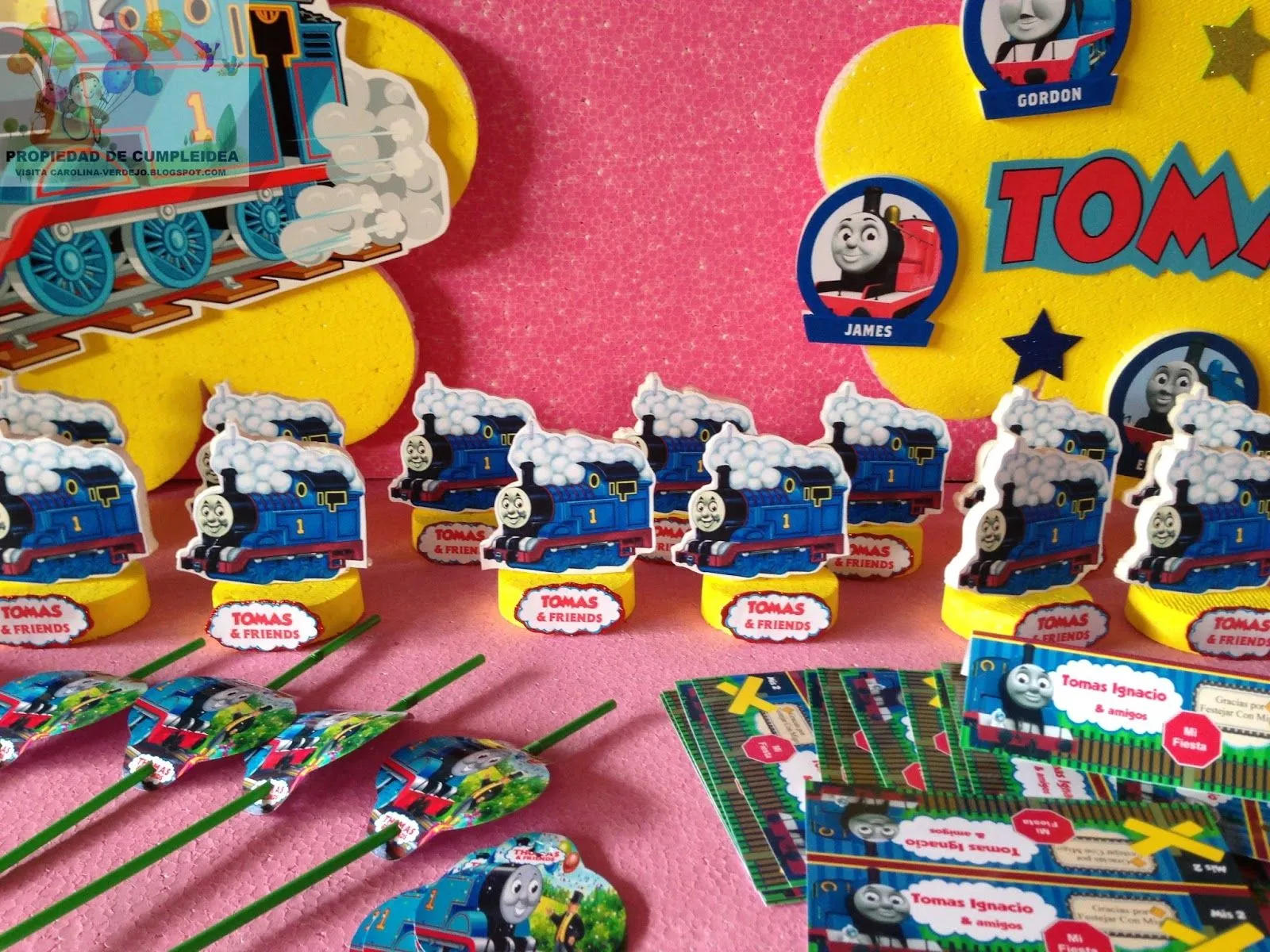 DECORACIONES INFANTILES: thomas y sus amigos