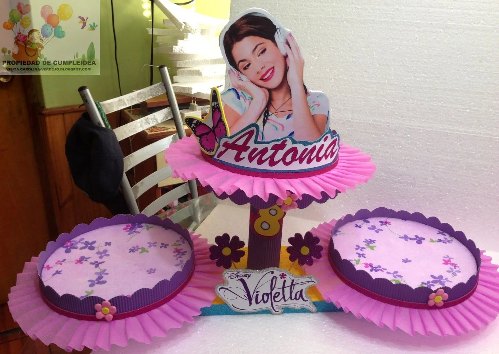 DECORACIONES INFANTILES: violetta