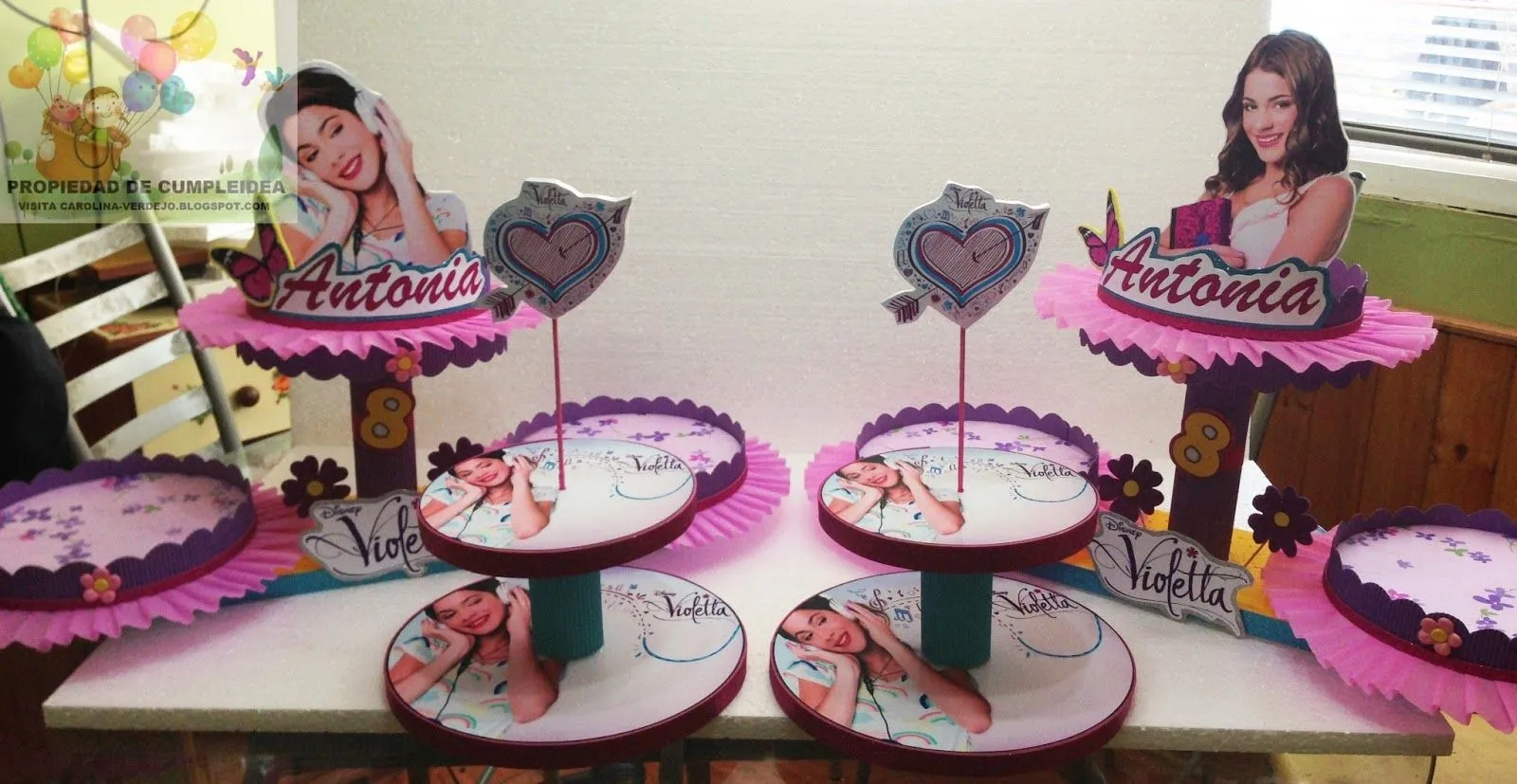 DECORACIONES INFANTILES: violetta