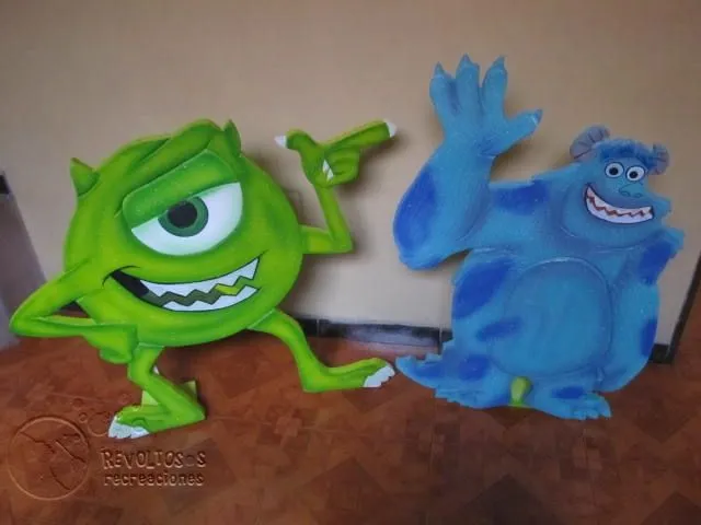 Decoraciónes de Monsters INC - Imagui