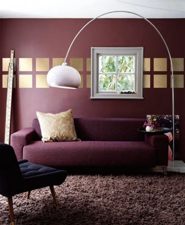 Decorando Dormitorios: Como quedará mi Sala si uso Color Morado ...