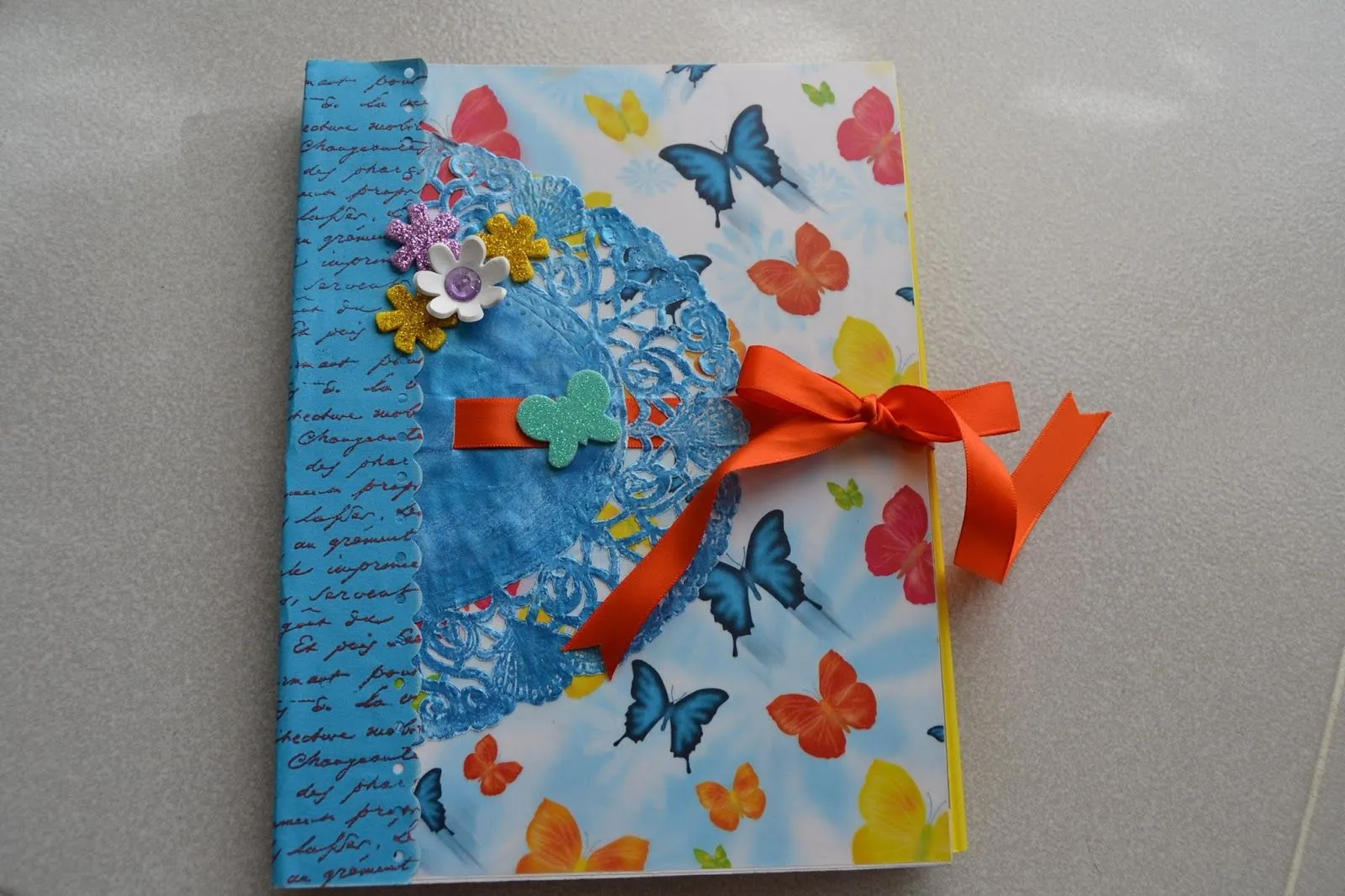 Decorando una libreta ~ Un Mar de Scrap