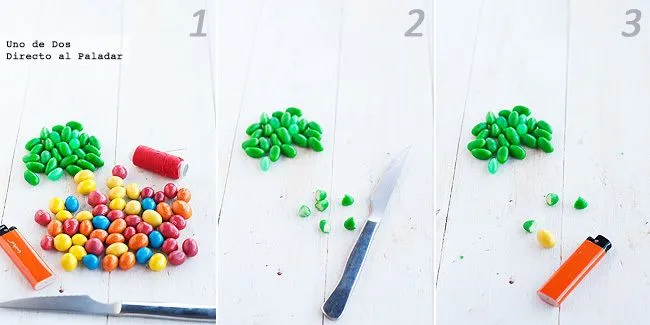 Cómo decorar tu árbol de Navidad con luces de gominola