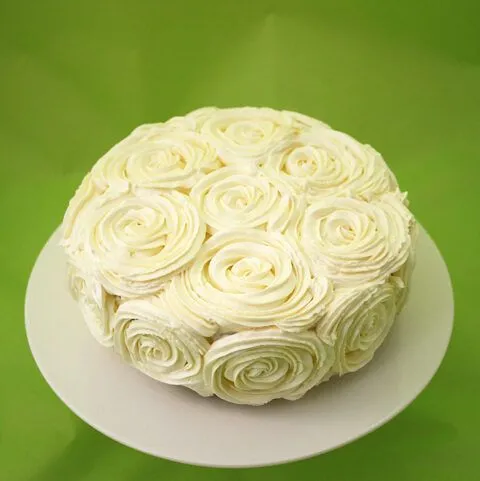 Cómo decorar bizcochos, Rose Cake