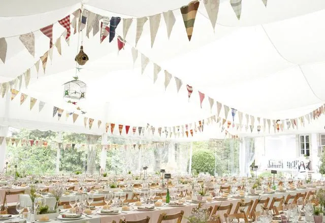 decorar boda con banderines | facilisimo.com