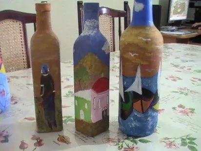 Cómo decorar botellas | Aprender manualidades es facilisimo.com