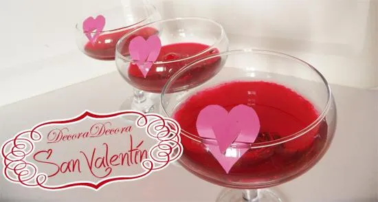 Decorar las copas en San Valentín - Paperblog