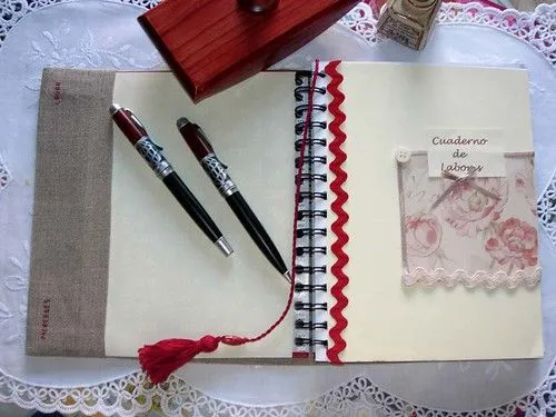 Como decorar el cuaderno por dentro - Imagui