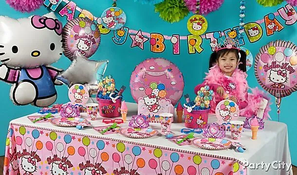 Cómo Decorar un Fiesta de Hello Kitty Party Ideas | Arcos con ...