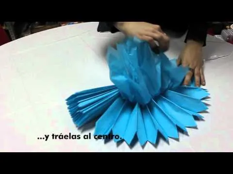 Decorar fiestas (pompones de papel) - YouTube