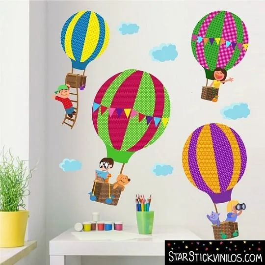 Decorar habitaciones de bebés con Globos Aerostáticos ...