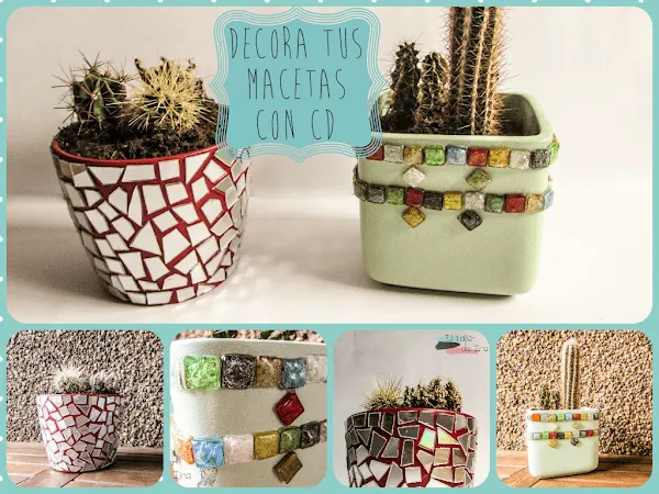 decorar macetas | Aprender manualidades es facilisimo.