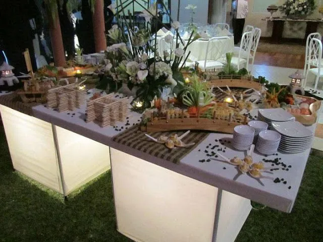 COMO DECORAR MESAS DE BUFFETS PARA BODAS : Ideas para la ...