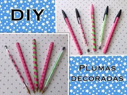 COMO DECORAR TUS PLUMAS (FACIL).MP4 - Youtube Downloader mp3
