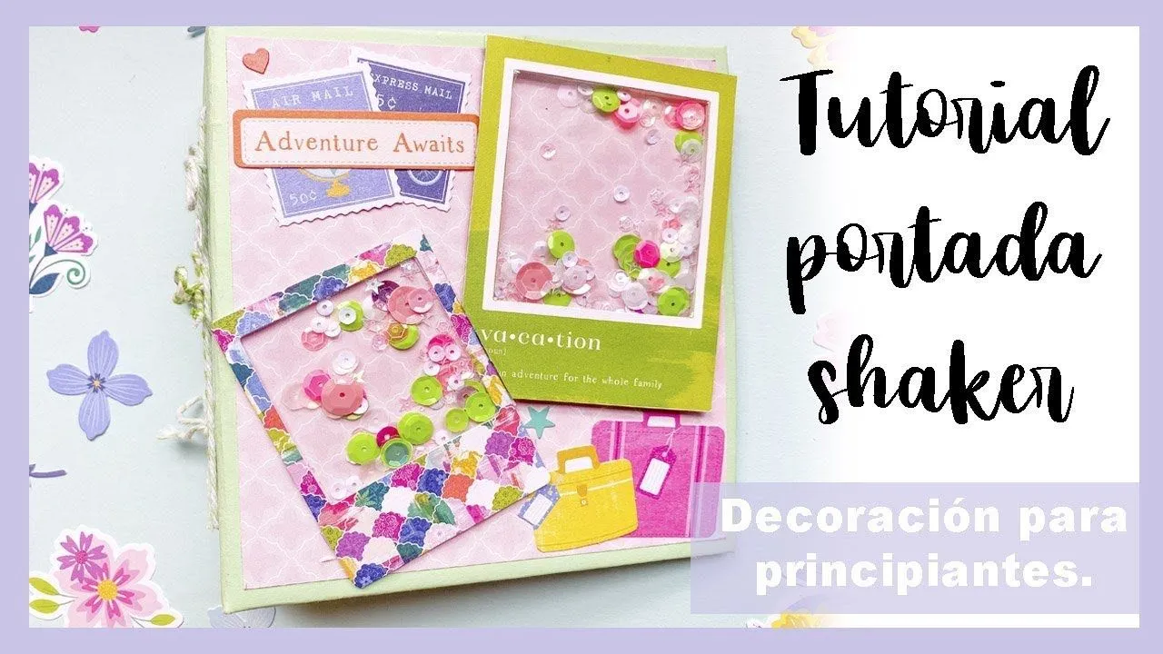 Como decorar portadas de álbums - Trucos para PRINCIPIANTES scrapbooking -  - YouTube