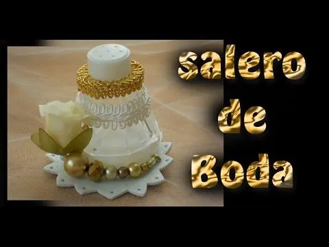 Cómo DECORAR Saleros para boda saleros de boda PlayList