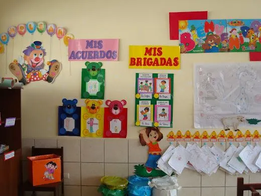 Como decorar un salon de clases de 1° - Imagui