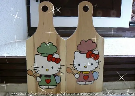 Decorar una tabla de cocina para regalar a mama | Manualidades ...