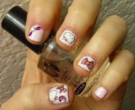 decorar-unas-hello-kitty- ...