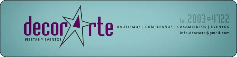 decorARTE | Decoración de Fiestas, eventos sociales y empresariales.