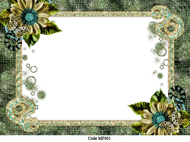 Decorative Flower Frames – 003 | Beggar $1