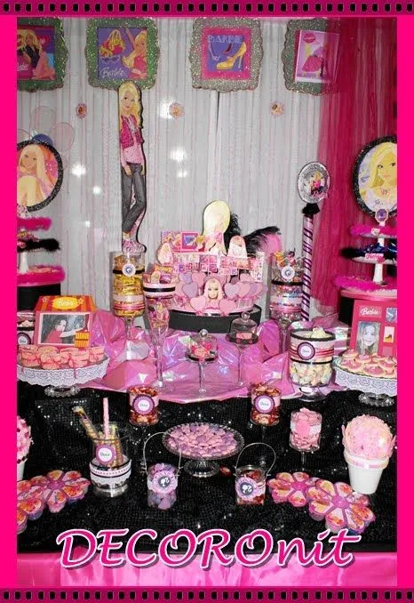 DECOROnit: DECO BARBIE PARTY & FASHION BEAUTY