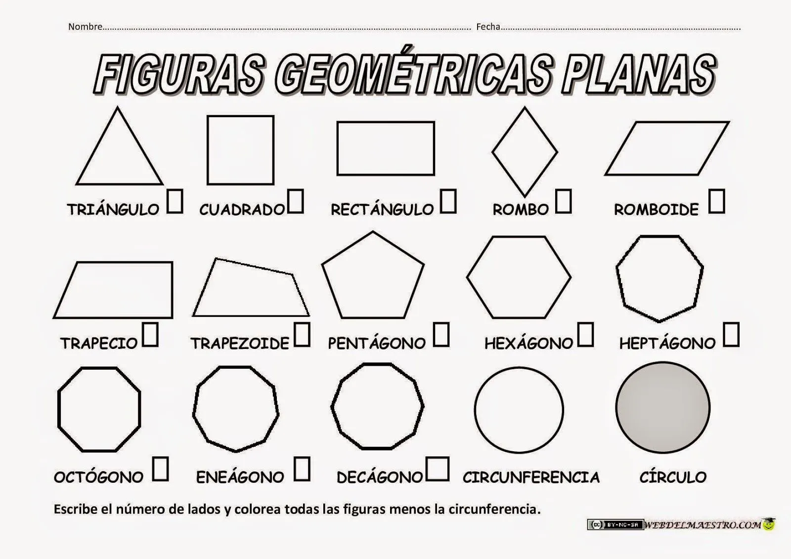 decuentas: taller de matemáticas: Proyecto 2. Figuras geométricas ...