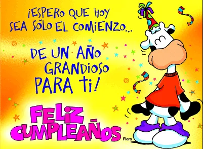 Dedicatorias para cumpleaños