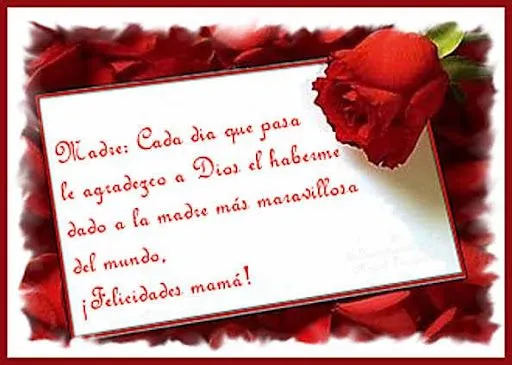 Dedicatorias del Dia de las Madres - Dedicatorias Web 