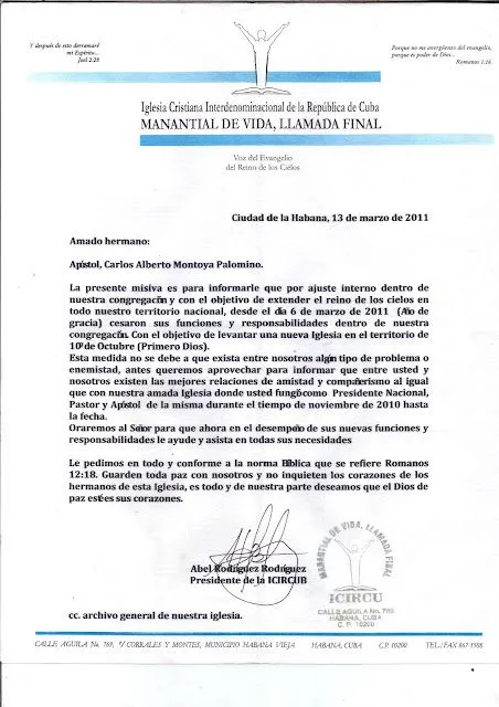 Religión en Revolución: Intercambio entre el Pastor Abel Rodríguez ...