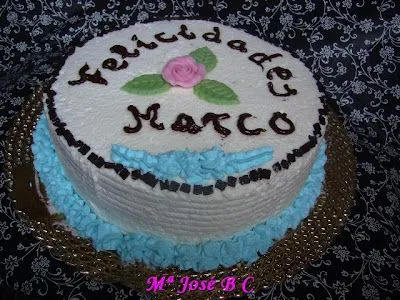 No dejamos ni las migas: Tarta de cumpleaños Marco