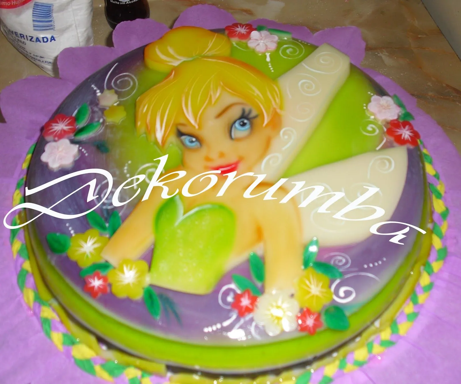 Dekorumba: Gelatina de Campanita - Tinker Bell