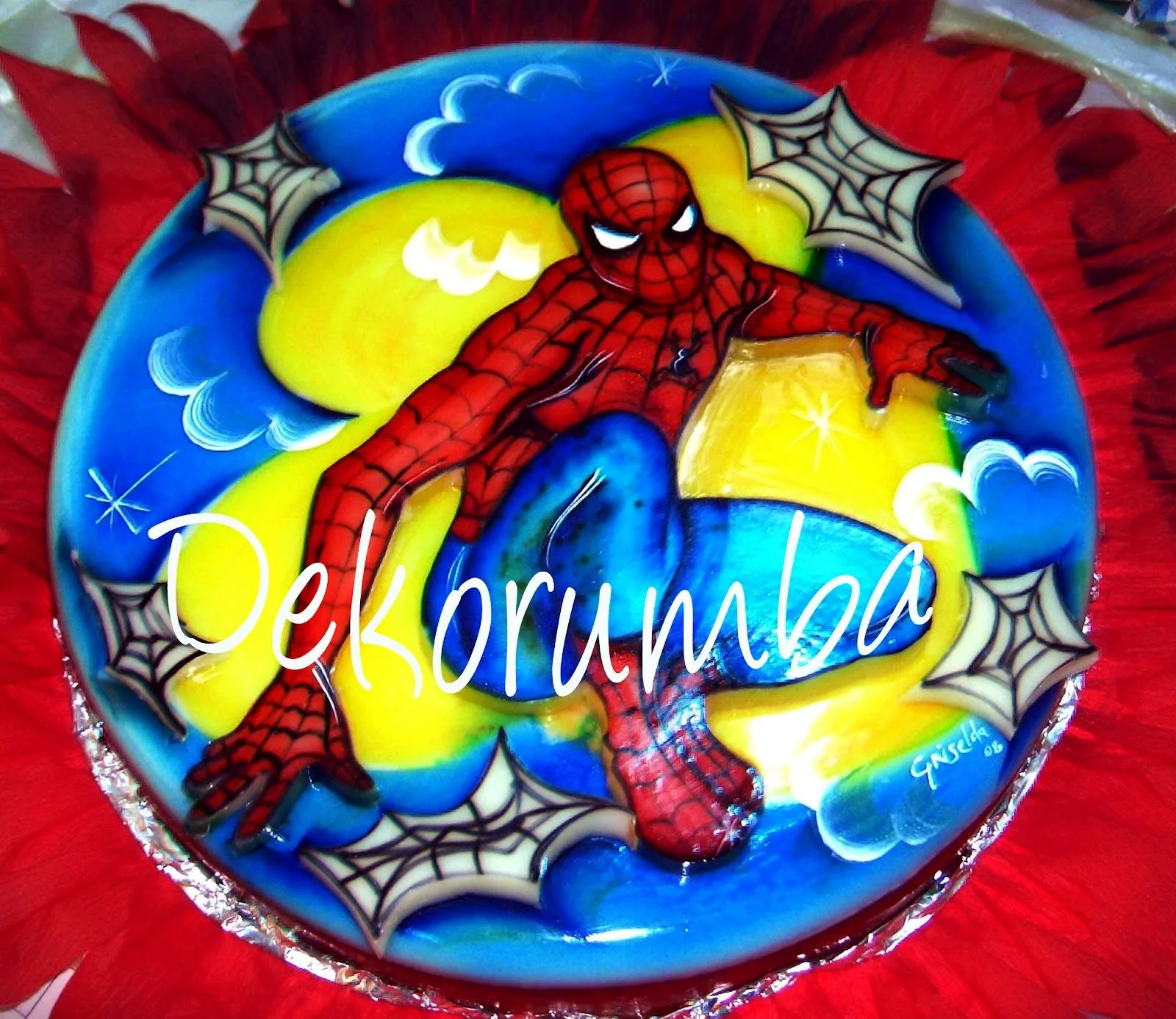 Dekorumba: Gelatina de Spiderman