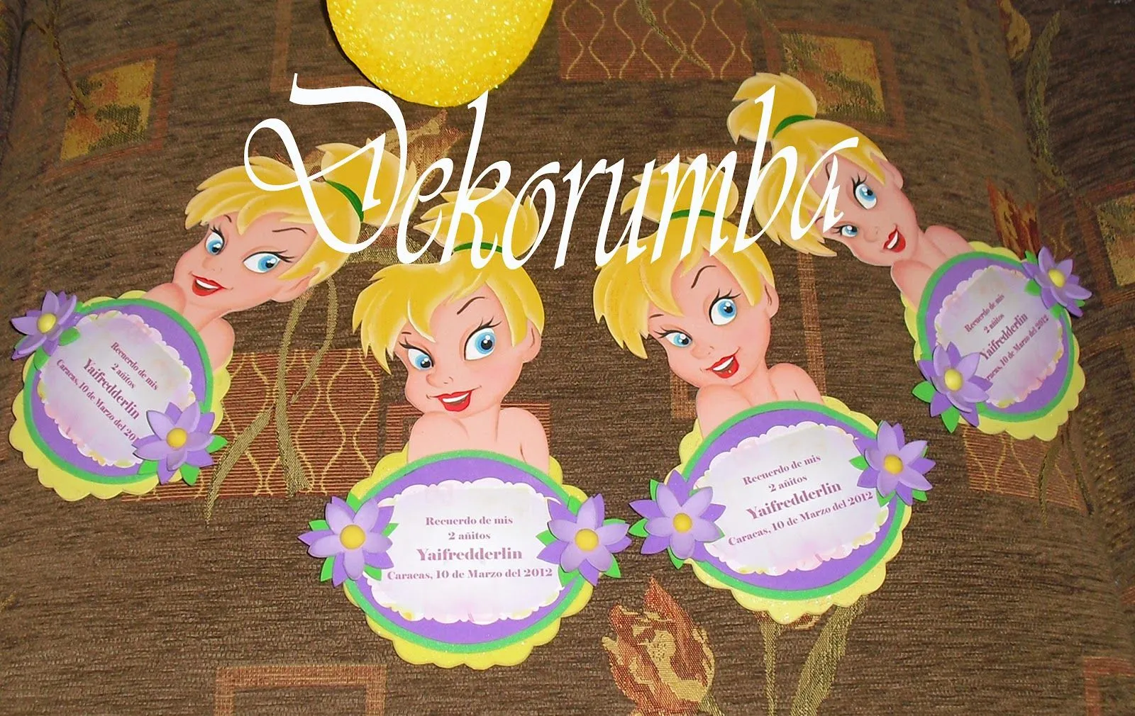 Dekorumba: Tarjetas de Invitaciones de Campanita - Tinker Bell