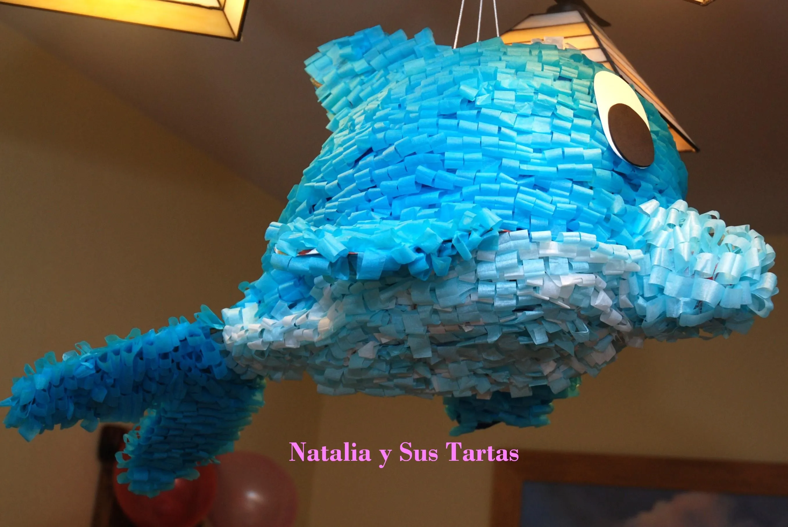 FIESTA FONDO DEL MAR III: PIÑATA DELFÍN | Natalia y sus Tartas