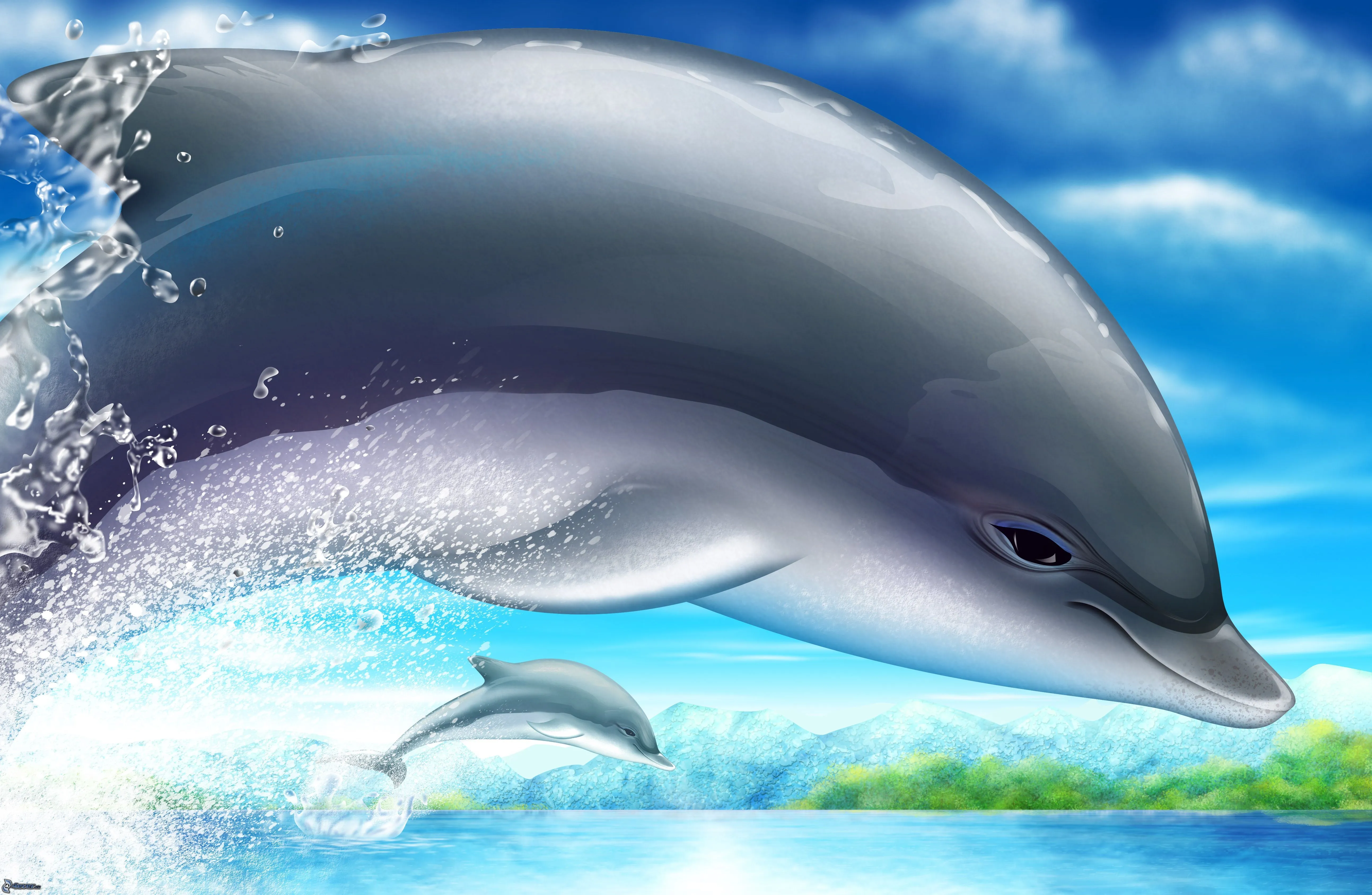 Delfines animados