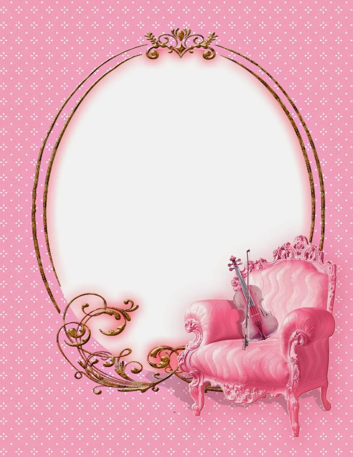 Delicado marco para 15 años color rosa | Frames