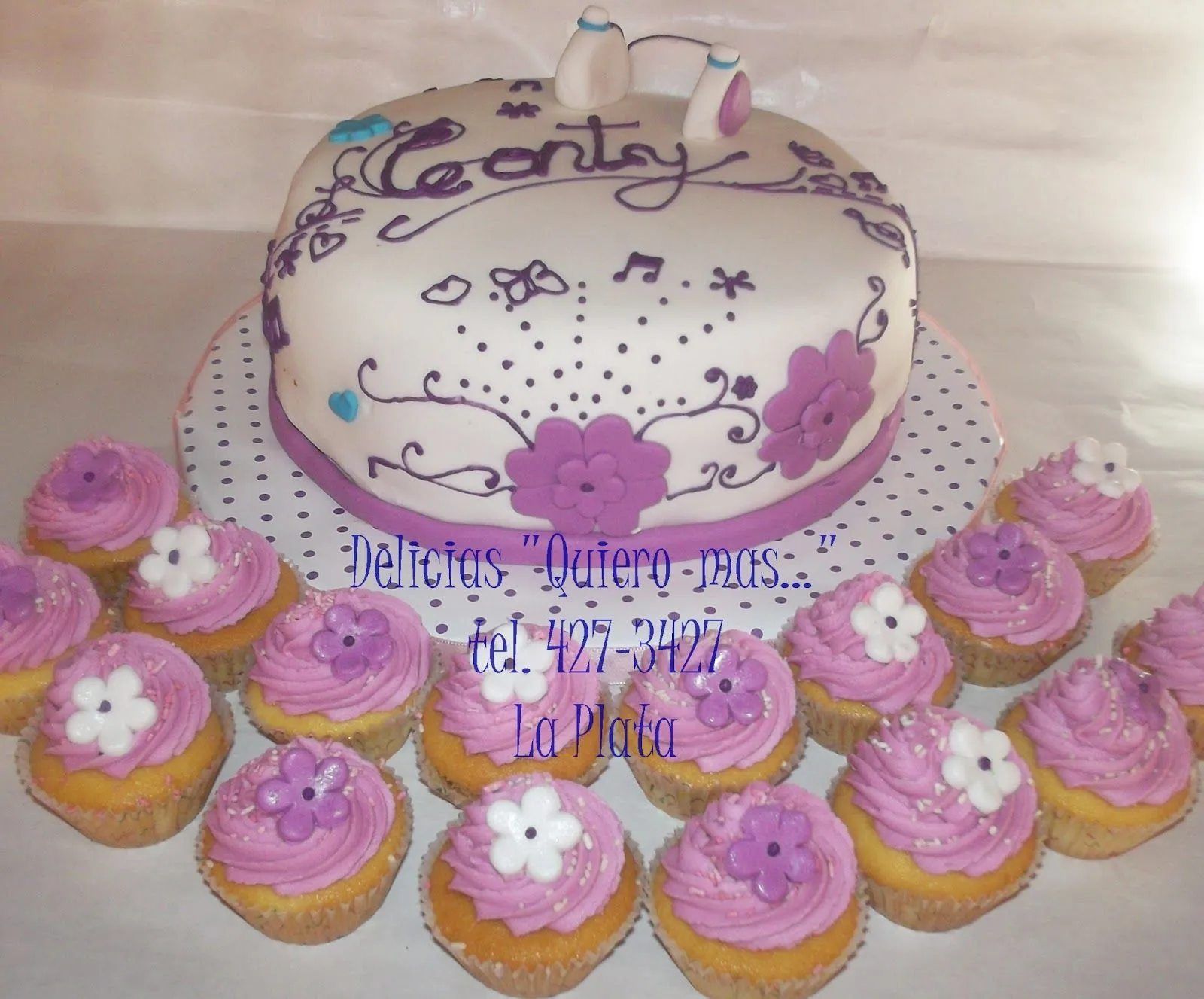 Delicias Quiero mas...: Tortas Violetta de Disney