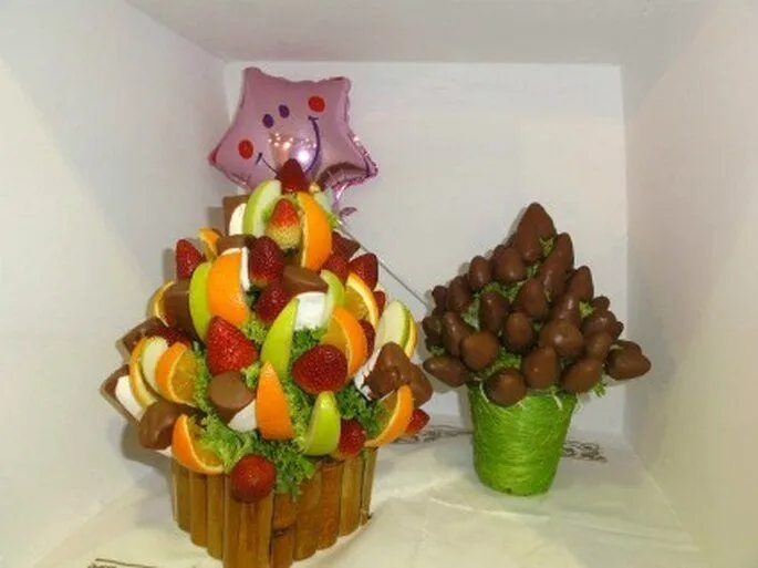 Delicioso! Frutas de temporada y chocolate para el banquete de bodas