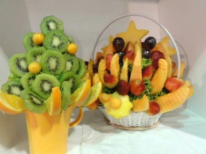 Delicioso! Frutas de temporada y chocolate para el banquete de bodas