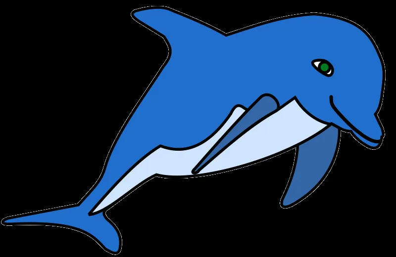 Clipart - Delphin