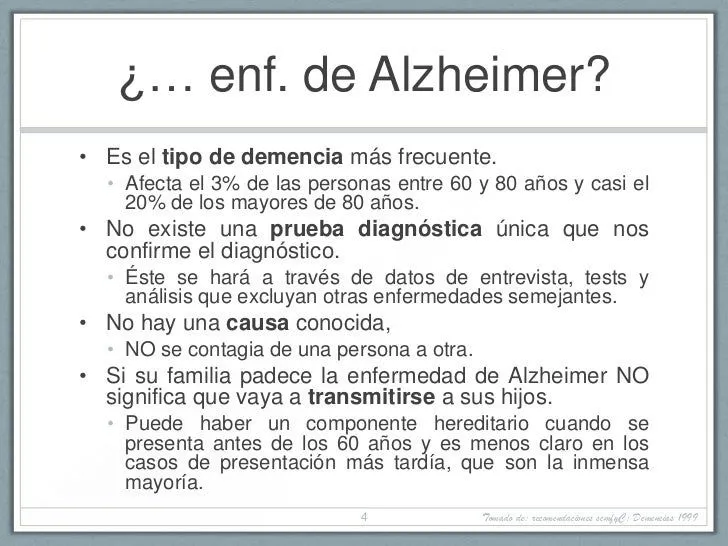 Demencia orientación para cuidadores