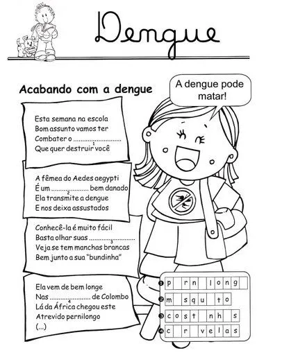 El dengue para colorear - Imagui