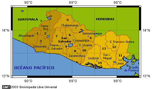 Departamentos De El Salvador